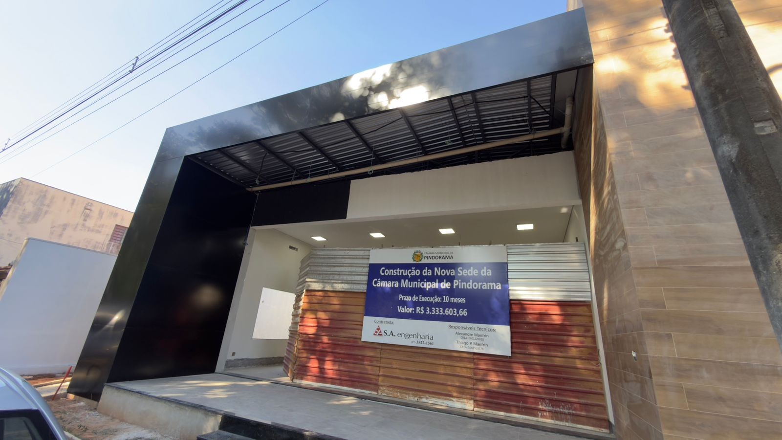 Construção da nova sede desta Câmara Municipal
